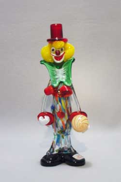 Murano Art Glass Clowns from MuranoClowns.us - FP15