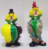 Murano Art Glass Clowns - FP18 and FP17